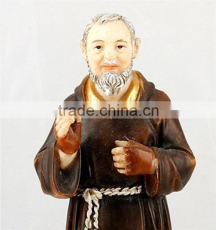 St Saint Francis Statue catholic figure religious figurine