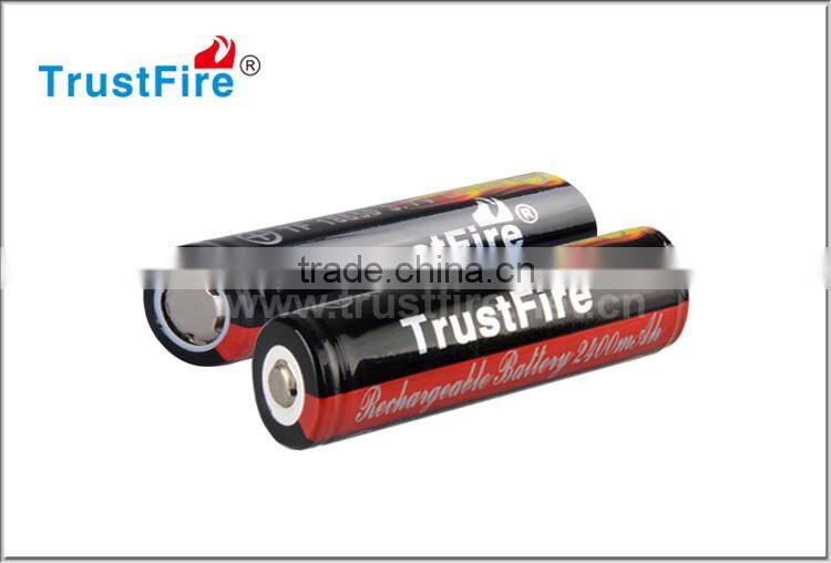 Battery Cell 2400mAh TrustFire 18650 rechargeable li-ion battery 3.7v lithium battery 18650 protected battery