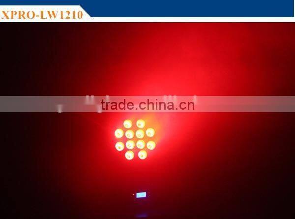 LED wash light moving head 12PCS 10w rgbw stage light with rainbow effect