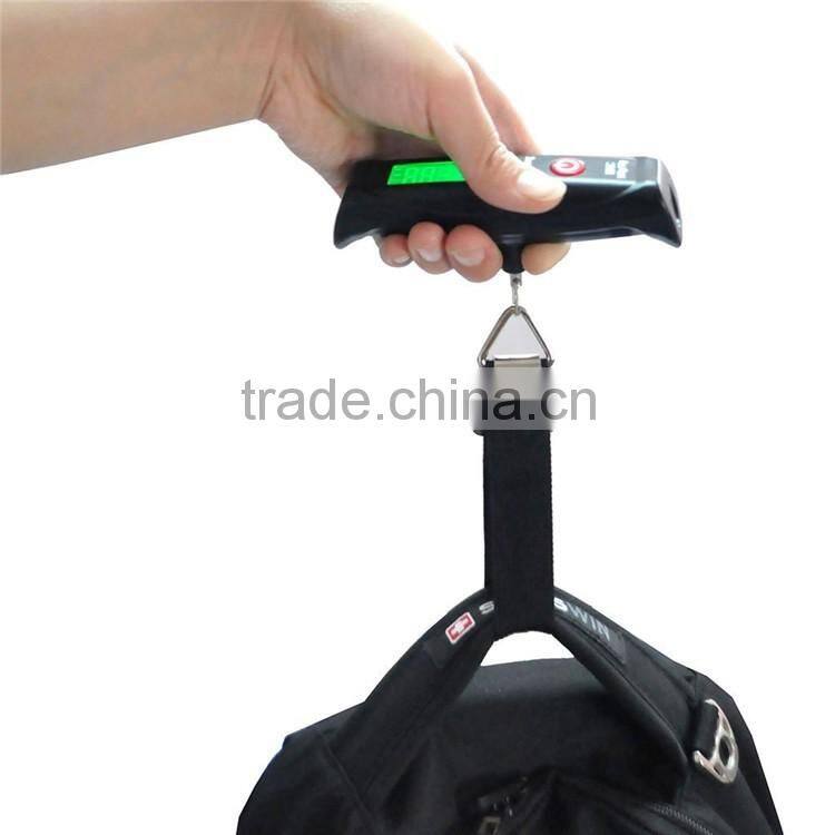 High quality portable mini digital hanging luggage scale weighing hand scale 50kg/10g