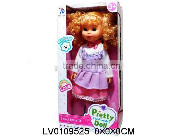 New design Plastic Doll toy for kids with light