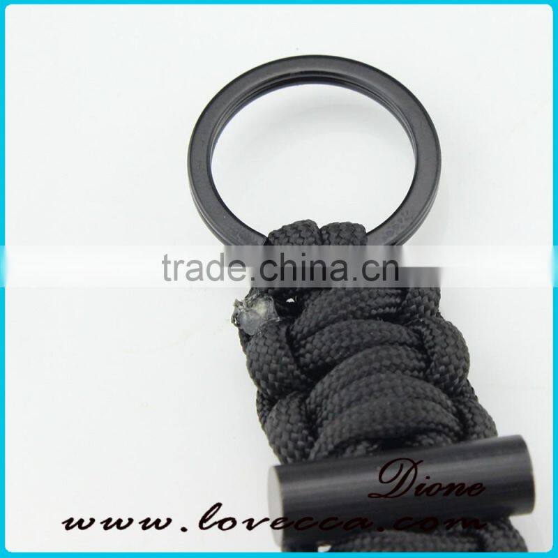 Carabiner Paracord Keychain with Firestarter