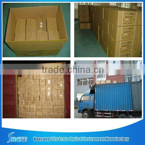 NO.6901A Leather Surface Rotatable Keychain Magnifier For Gift