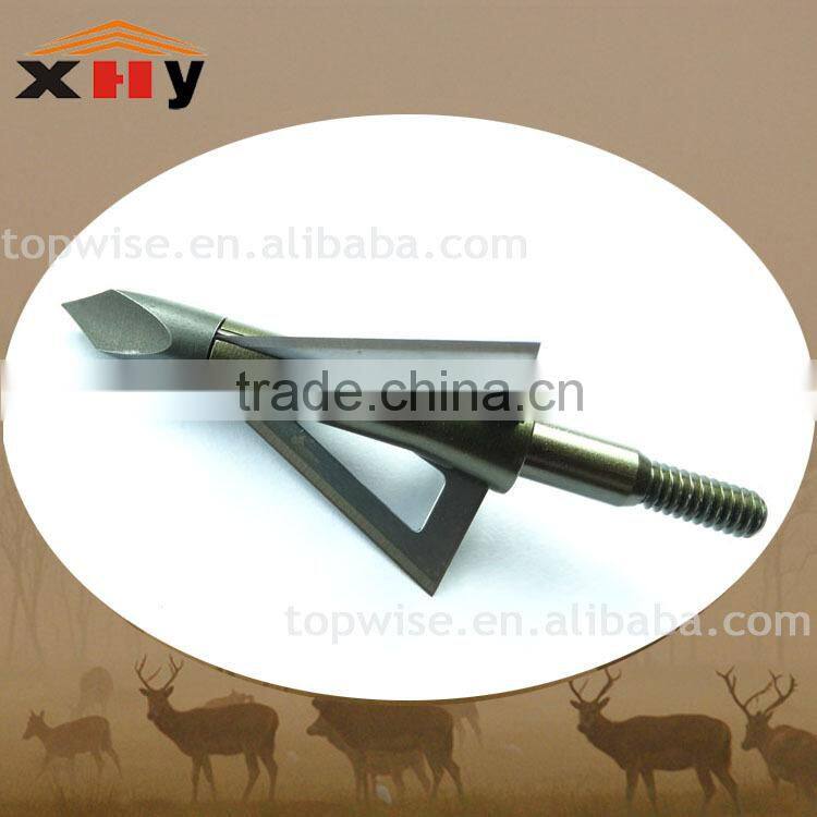 Archery 100gr 3 Blades Blue Emerald Aluminum Broadheads For Hunting