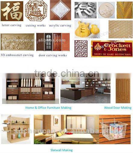 automatic tool changing cnc machine in wood router with ISO 30 spindle CC-MS1325AD