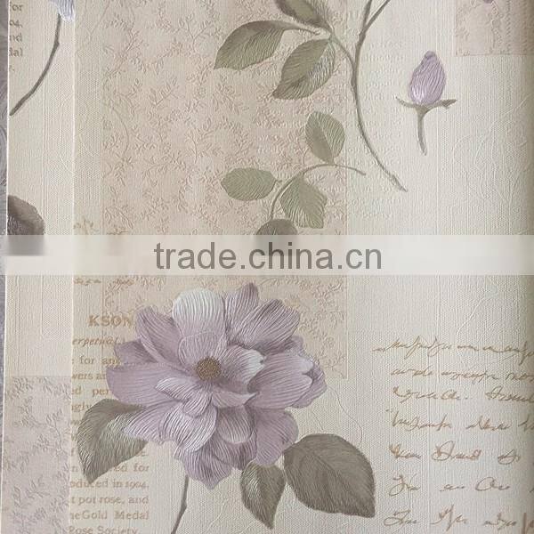 latest deep embossed wallpaper for home decoration wallpaper 450g