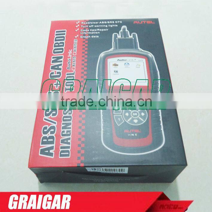 NEW Top-Rated Auto diagnostic Code reader Autel AutoLink AL619 AUTO scan tool with ABS and SRS in Graigar shop