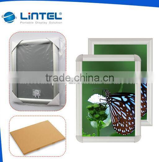 H shape steel based aluminum poster sign board