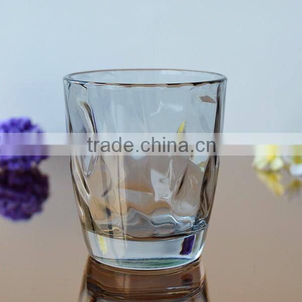 Colored drinking glass tumbler whiskey cup different styles