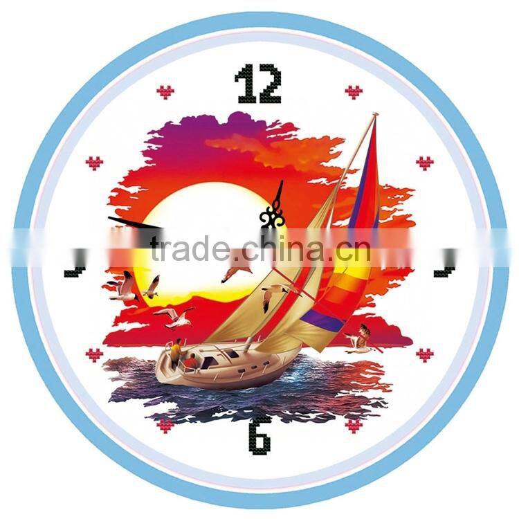 Manuafcturer and Factory Home Decor Diy Resin Painting Clock Diamond Painting
