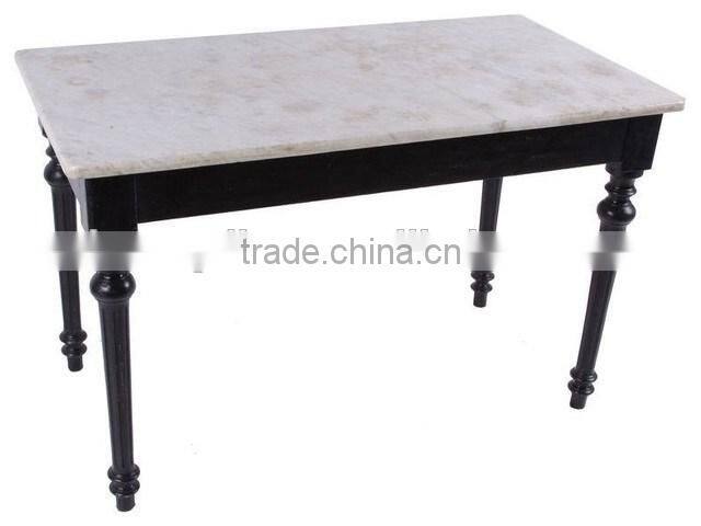 hot sale carving wood table leg marble top coffee table dining table