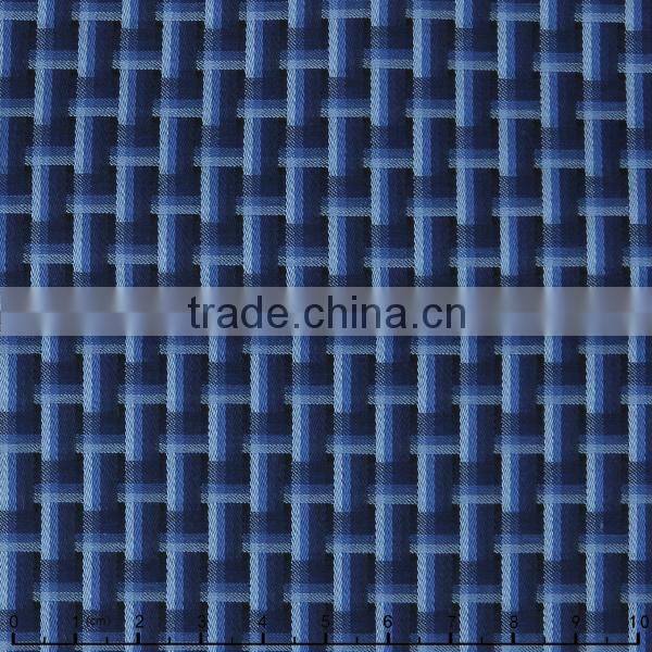 100% Cotton Easy Care Dobby Shirting Fabric, Micro Geometry Like Fabric