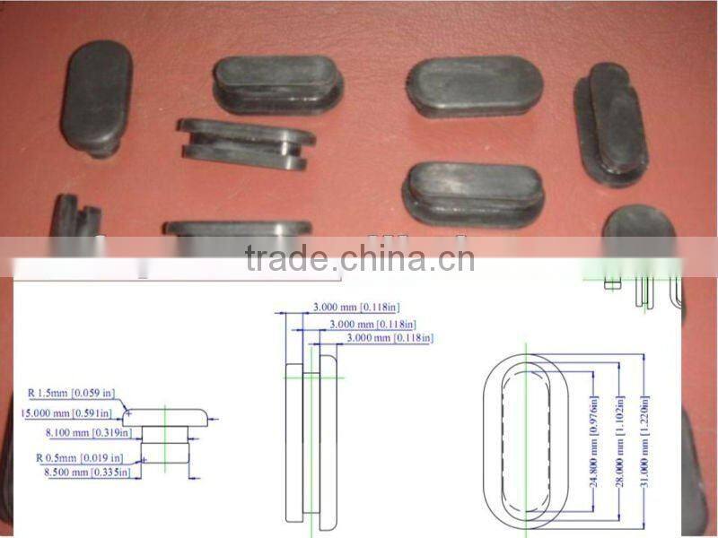 Silicone plug silicone rubber stopper silicone stopper rubber stopper of silicon syringe rubber stopper