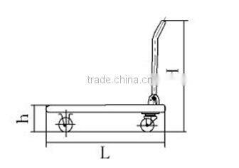 Chinese cheap Iron platform hand truck