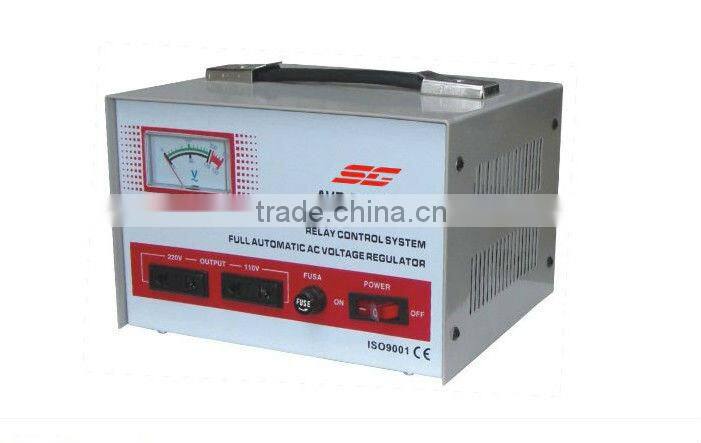 SGAVR 500VA1KVA1.5KVA2KVA3KVA5KVA3000VA5000VASINGLE PHASE ac Automatic Voltage regulator full automatic ac voltage requlator