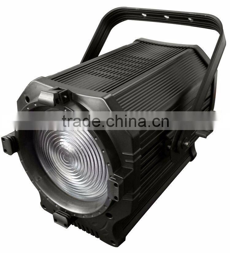 400Watt 3200K 5600K Ra 95 Electronical Zoom DMX Dimmer Sound Active Barn Door 400W COB LED Fresnel Studio TV Film SpotLight