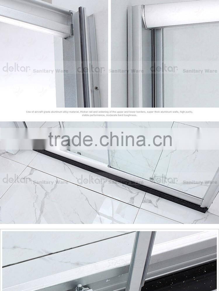 prefab bathroom shower cheap cubicle tempered glass door / cabin / Enclosure