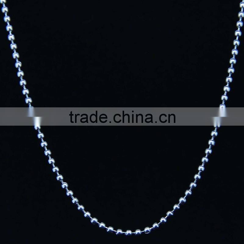Stainless steel ball chains necklace