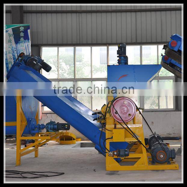 Strong plastic bottle crushing machine