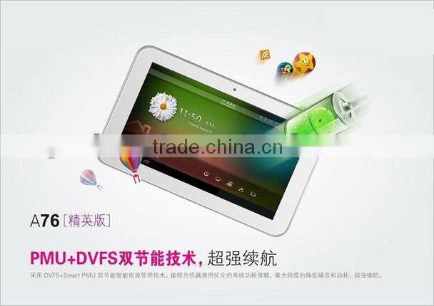 A76 Elite edition Android 4.0+1.0Ghz CPU+512MB+8GB tablet