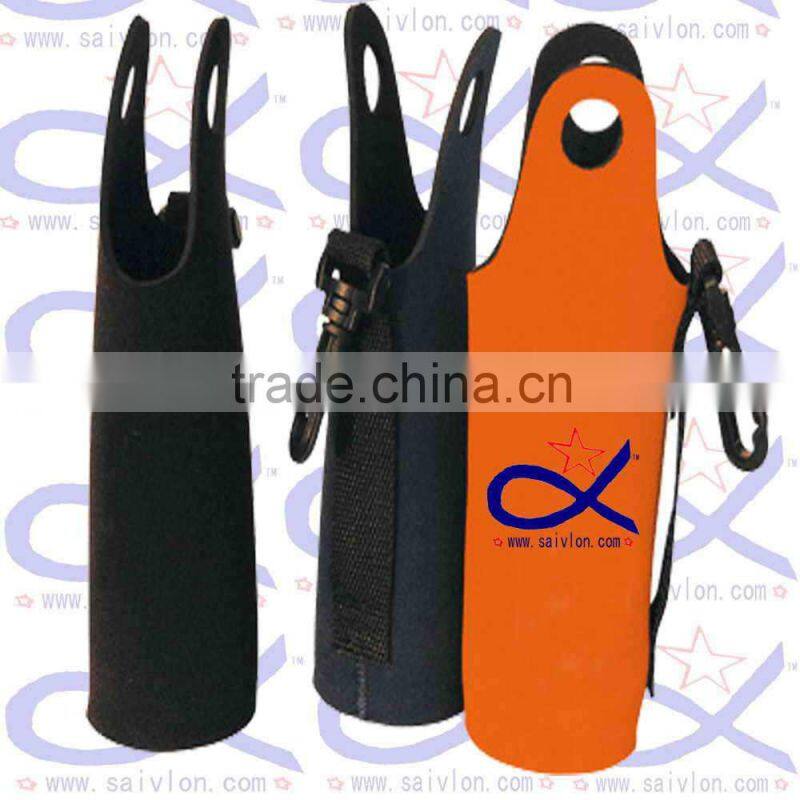 Promotion neoprene insulated shoulder strap water bottle holder