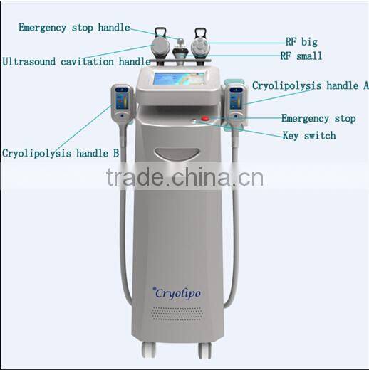 cryolipolysis cool tech slimming machine/2 cryo body sculpting/5 hands cryolipolysis