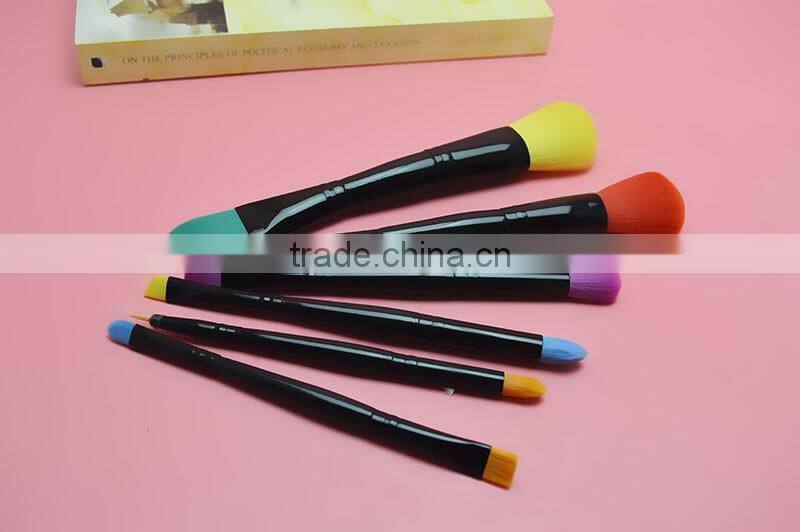 High Quanlity Best Selling Promotional Foundation Cosmetic Eyeliner Blush Contour Lip Cosmetics Brush Set