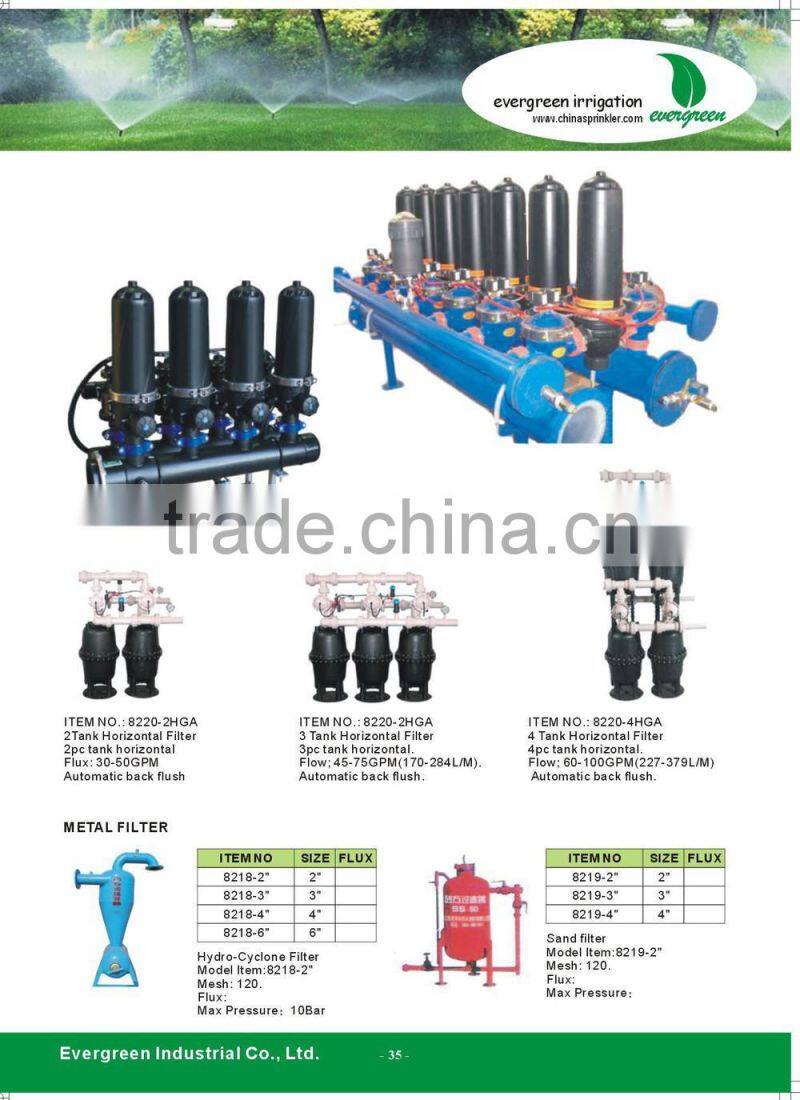 3/4'-4'disc water filters agriculture