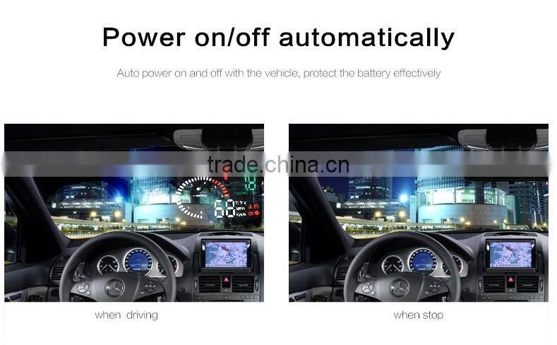3 Inch X6 GPS car hud OBD2 head up display system