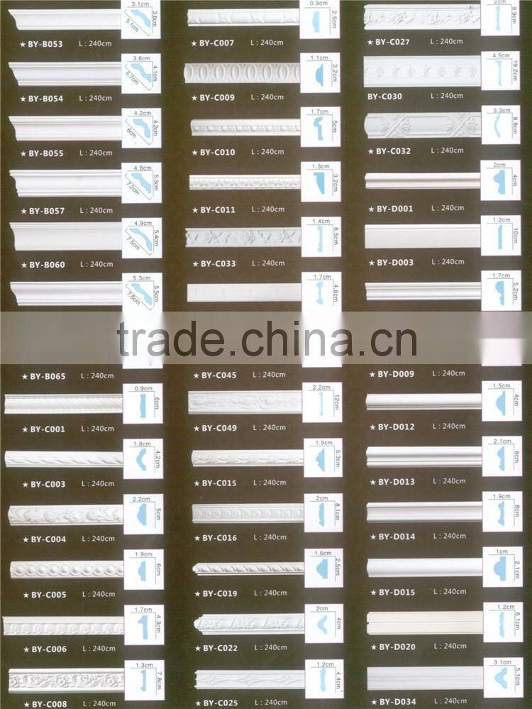 Home interior decorative PU moulding,carving cornice mouldings,decorative columns interior,decorative ceiling molding
