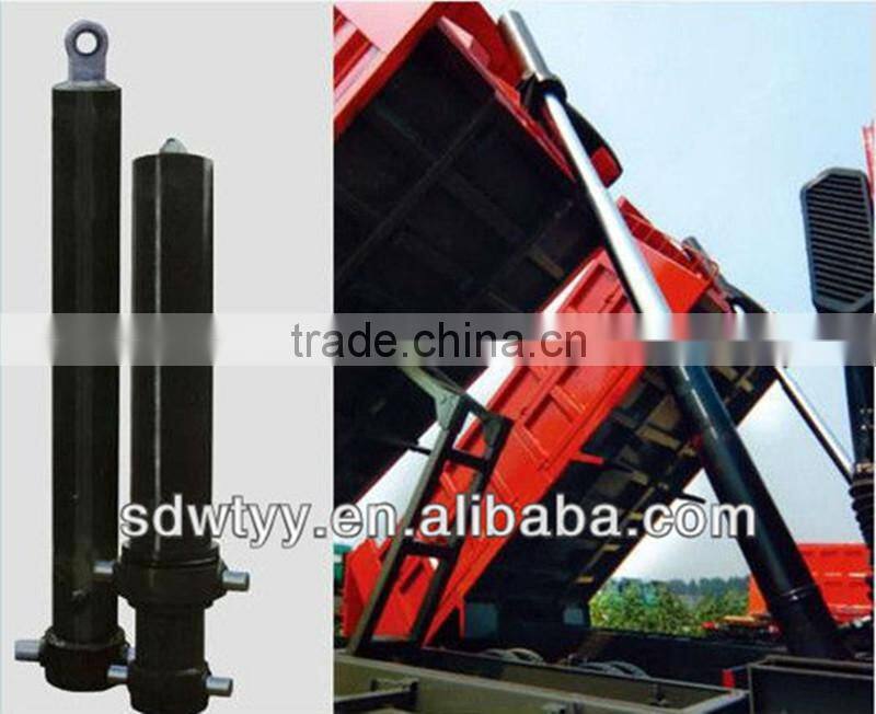 front-pushed telescopic hydraulic cylinder for 30 ton dump truck