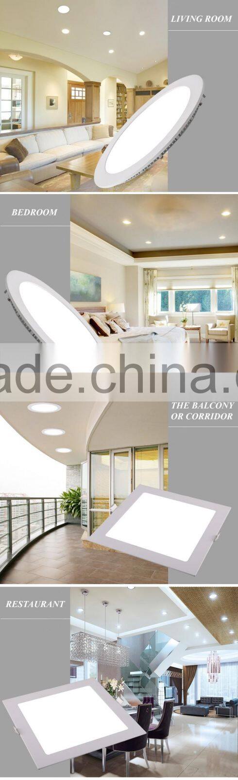 Round Led Panel Light 18w 1620LM IP44 86V 265V Ceiling Panel Light