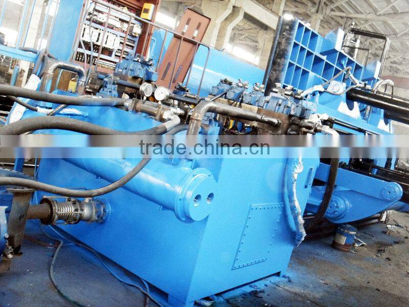 automatic aluminum metal baler and shear