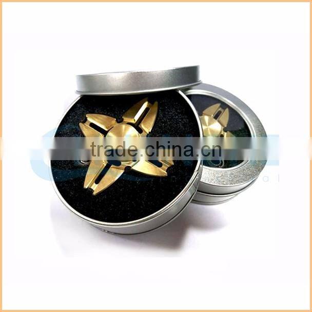 Finger Gyro Hand Fidget Spinner Gyro Copper four finger gyro