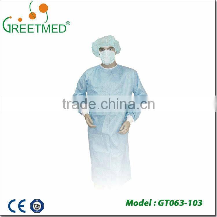 Wholesale pp pe sms smms spunlace medical sterile disposable surgical gown