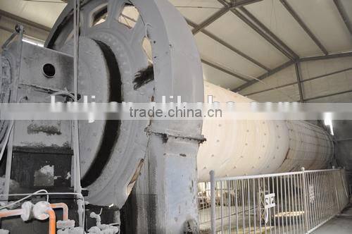 Dry ball mill plant for limestone grinding station