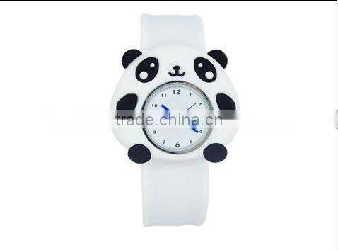 Promotional Fashion Slap Band Silicone Girl Watch