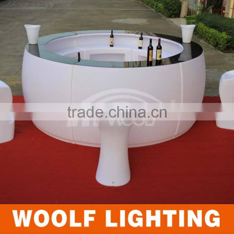 Modern wedding Decoration Bar round table for wind bar