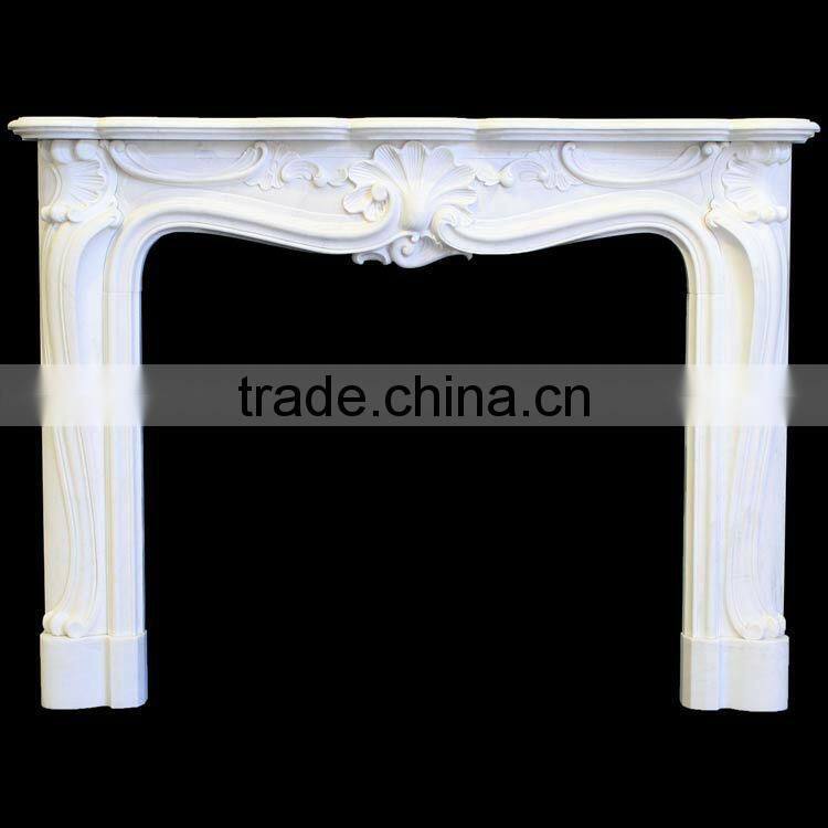 French Style Marble Fireplace Mantel