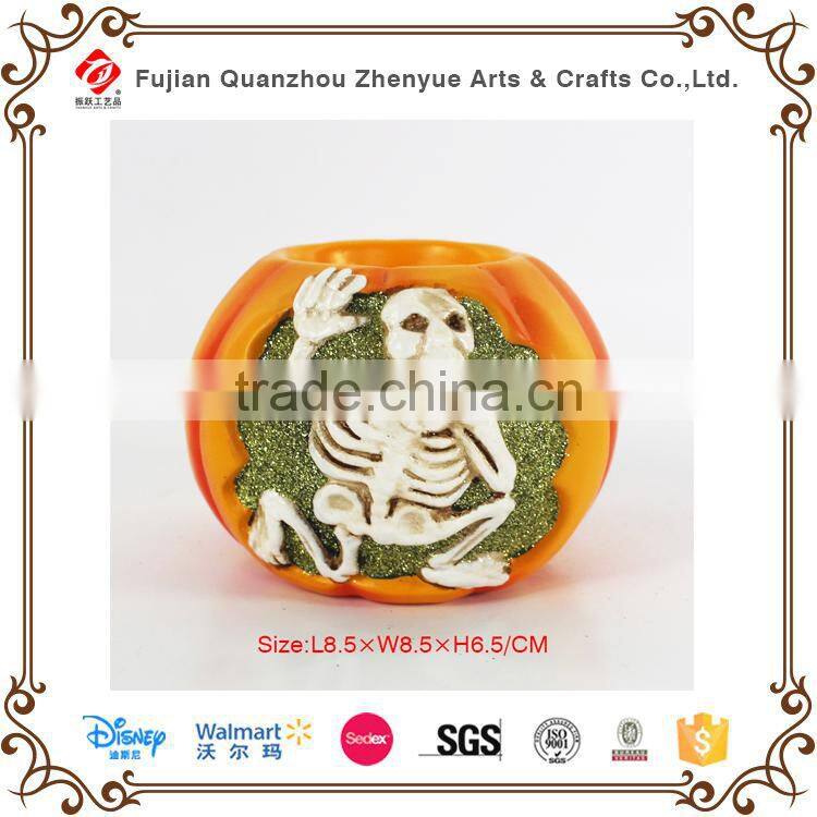 Hotsale resin Halloween pumpink souvenir .