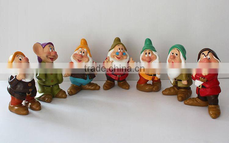Snow White and Seven Dwarfs Resin Scultpure