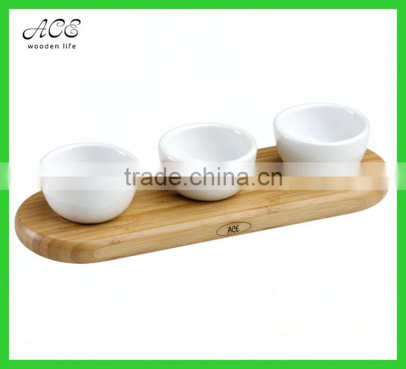 Custom bamboo serving tray