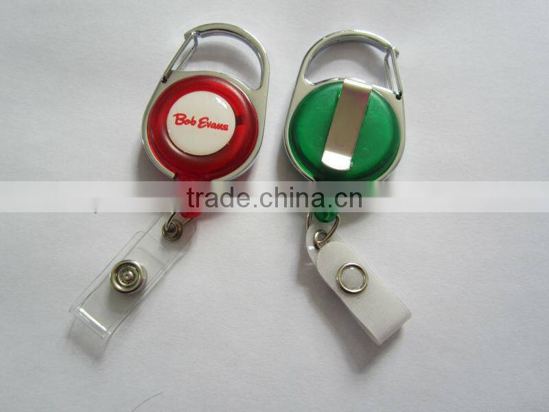 Plastic Badge Reel Keychains