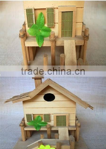 Magnetic building shapes toy wood Villa model shape sorter toy crazy toys for kids