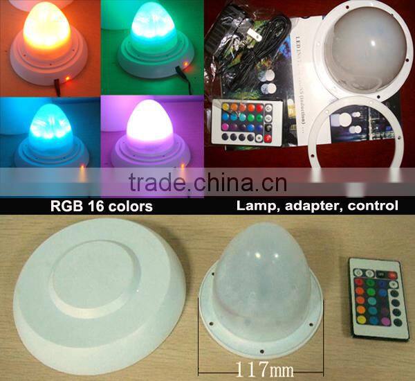 remote control wireless led lighting for led plastic furniture