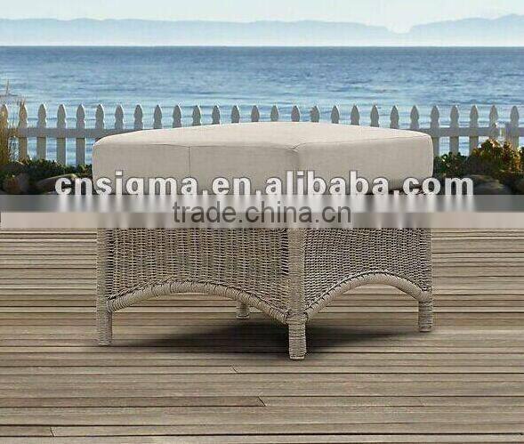 2017 Trade Assurance Hot Sale outdoor vintage round wicker footstools for sale