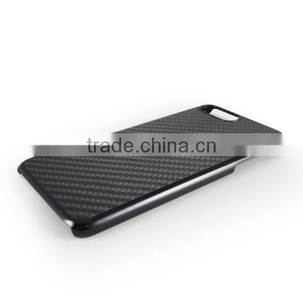 PC bottom carbon fiber for iPhone black carbon fiber phone case for iPhone 7