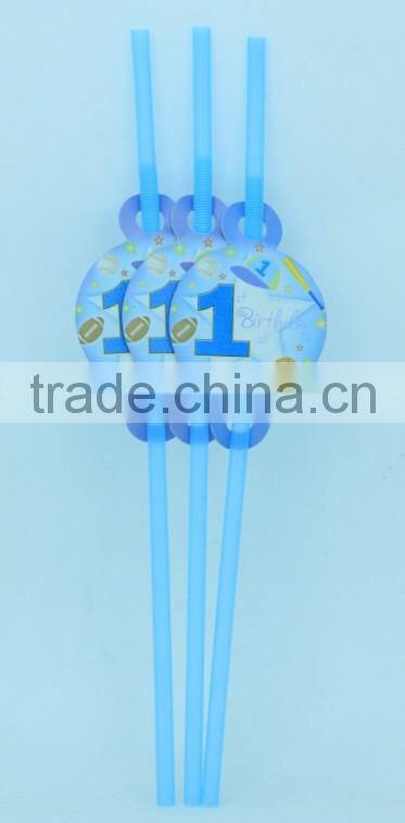Kids Birthday party Drinking Straws
