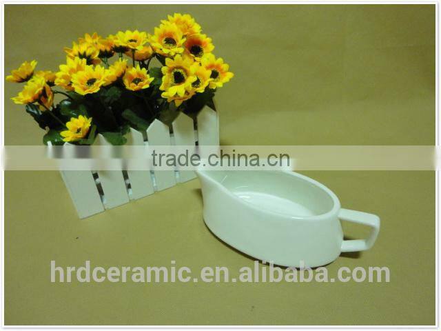 High Quality Products Cheap promotion Ceramic sauce boat