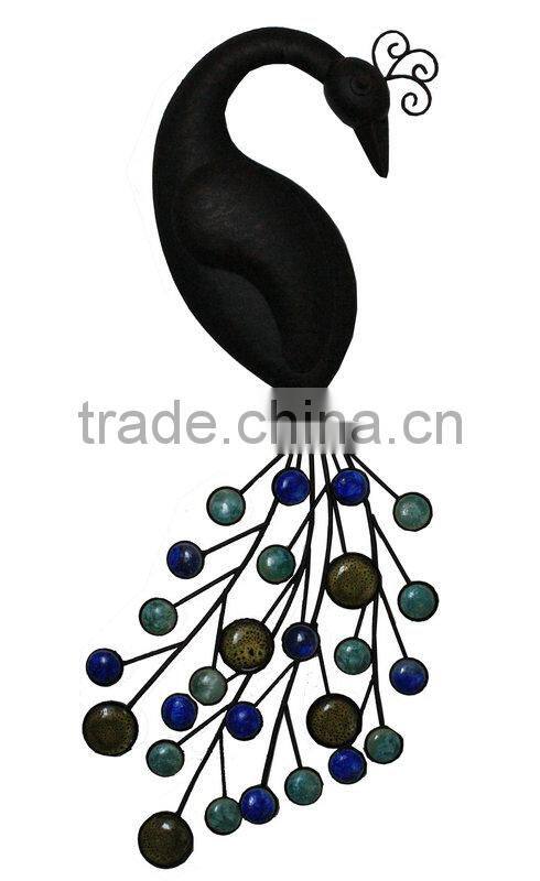 Metal Peacock Decoration